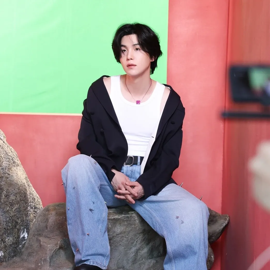 A moment captured by SUGA (BTS)'s fan