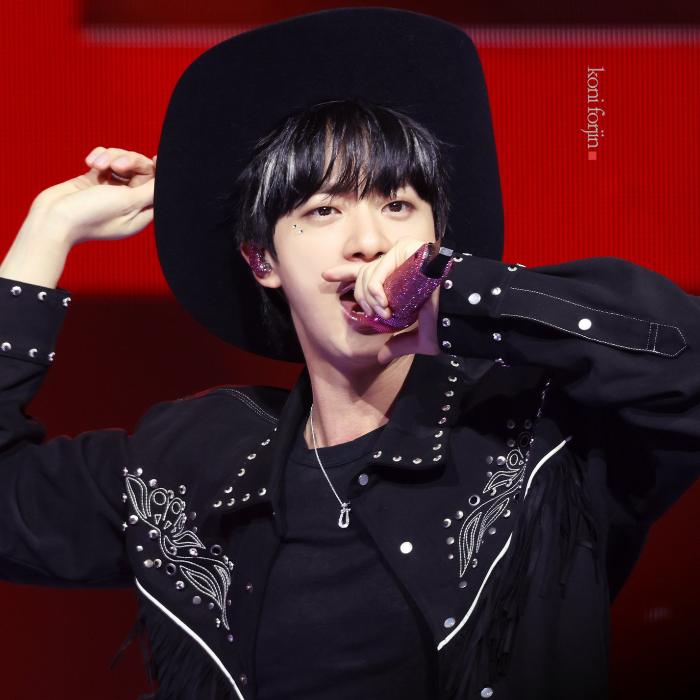 Momen yang diabadikan oleh penggemar Jin (BTS)