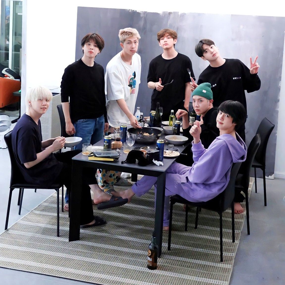 A moment captured by BTS's fan