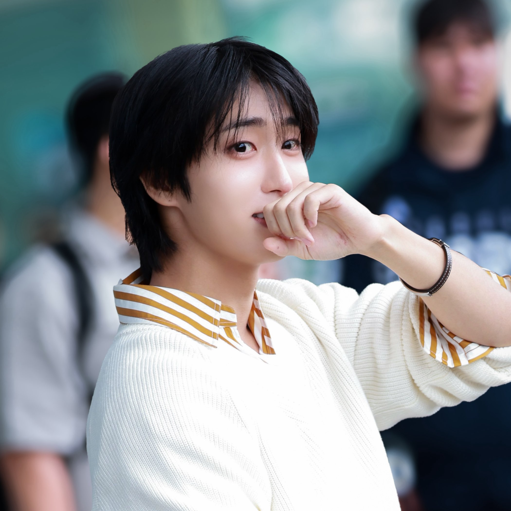 A moment captured by HAN (Stray Kids)'s fan