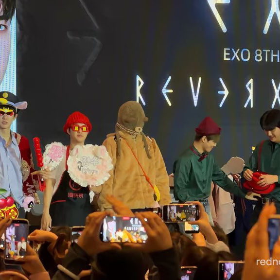 A moment captured by Kai (EXO)'s fan