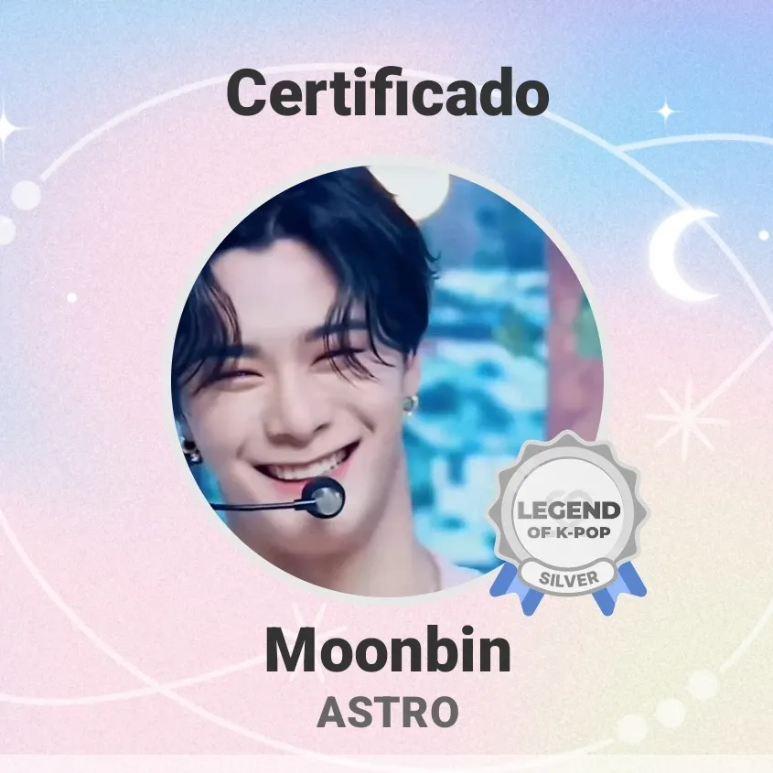 A moment captured by Moonbin (ASTRO)'s fan