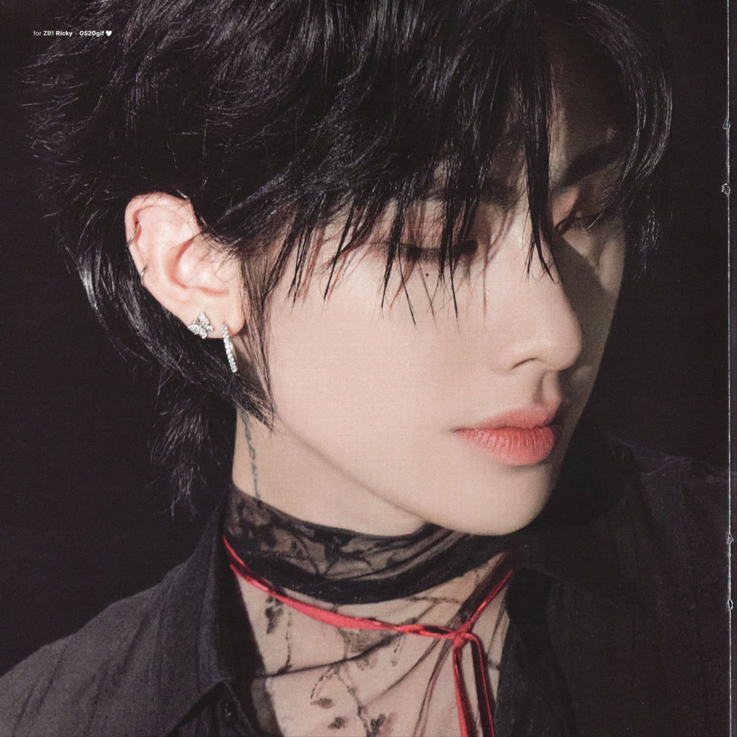 A moment captured by Ricky (ZEROBASEONE)'s fan