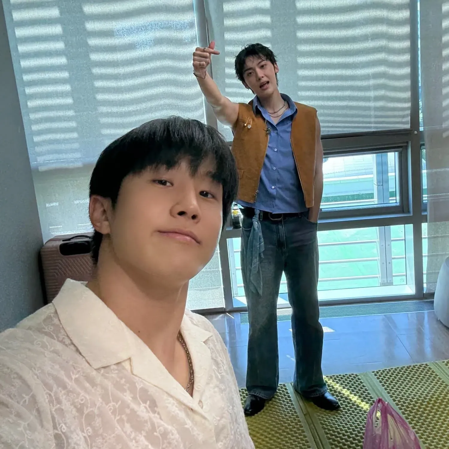 Recent activity shot of Jinjin (ASTRO)