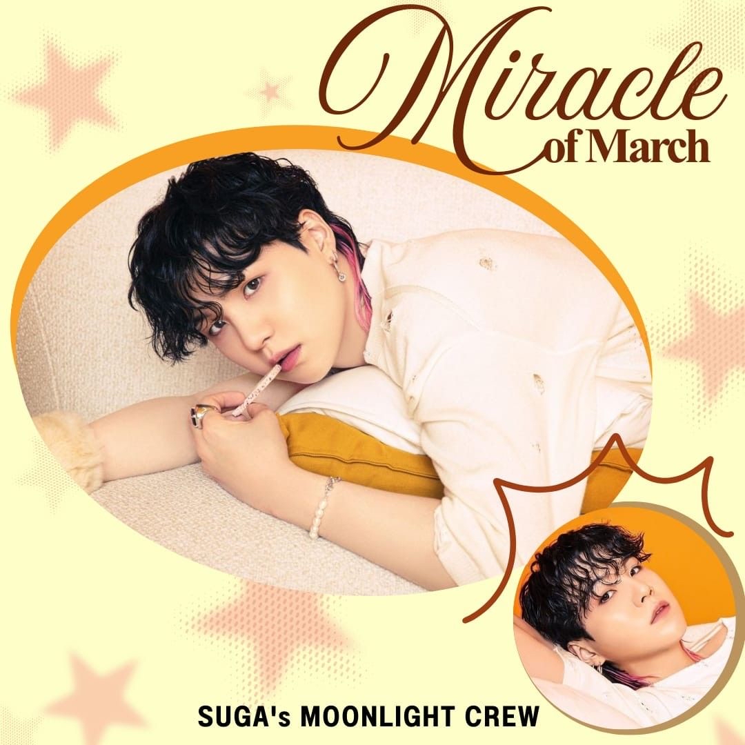 Recent activity shot of SUGA (BTS)