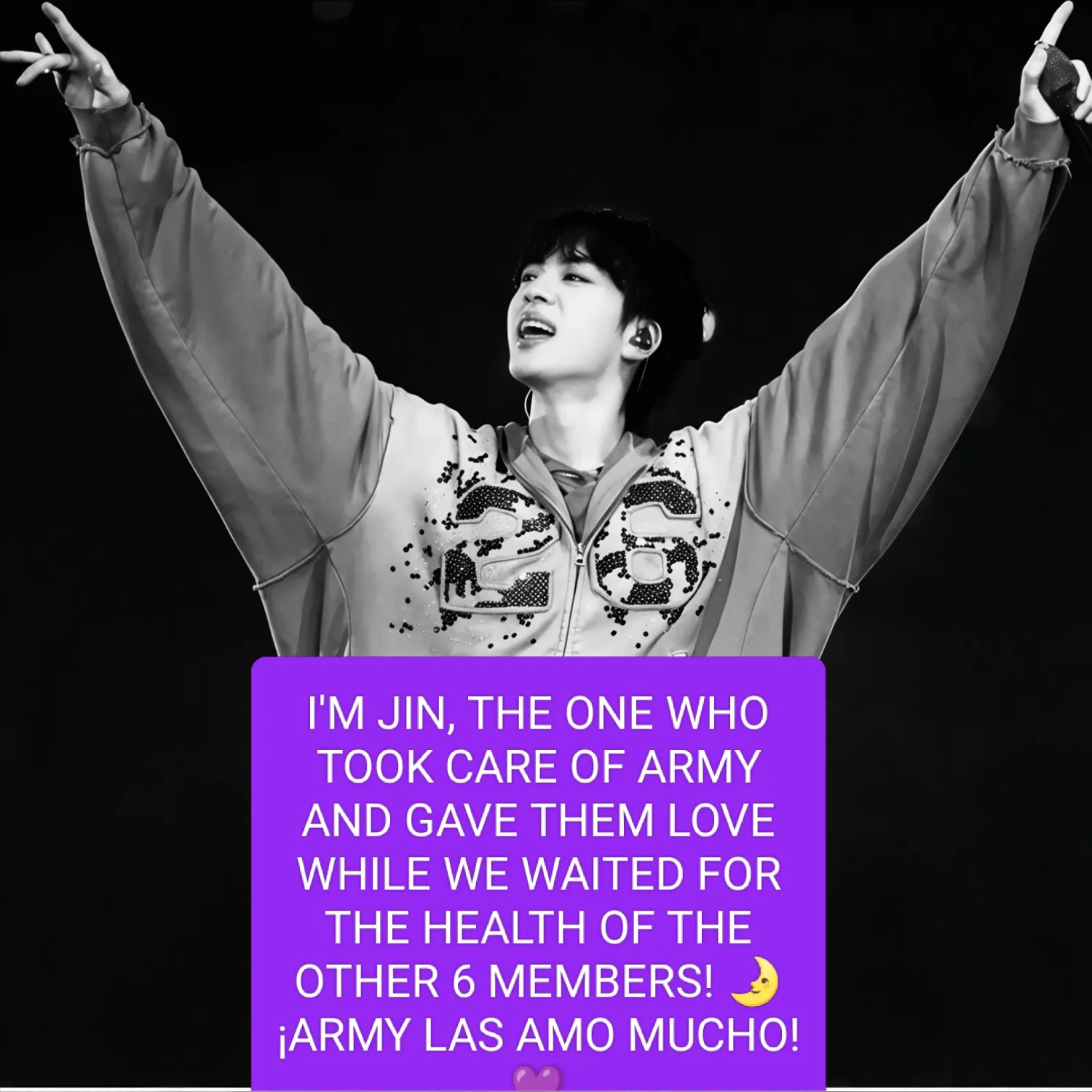 Momen yang diabadikan oleh penggemar Jin (BTS)