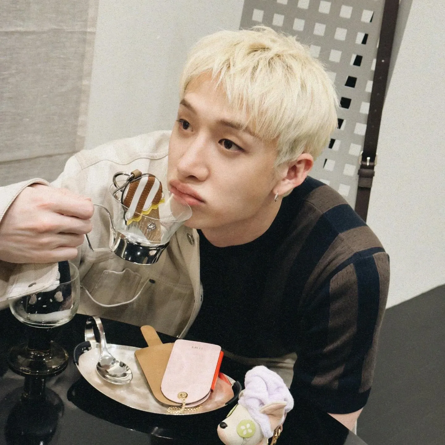 A moment captured by Bang Chan (Stray Kids)'s fan