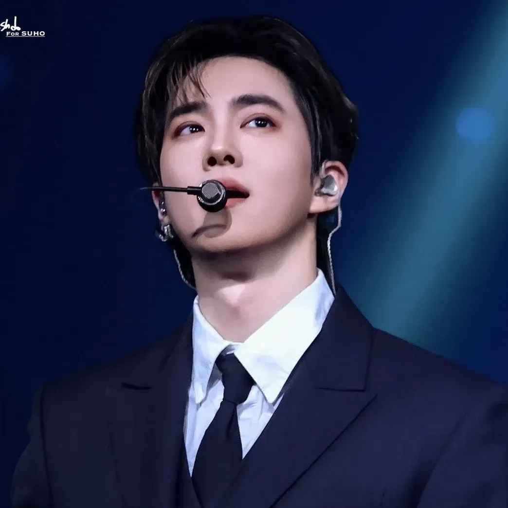 Recent activity shot of Suho (EXO)