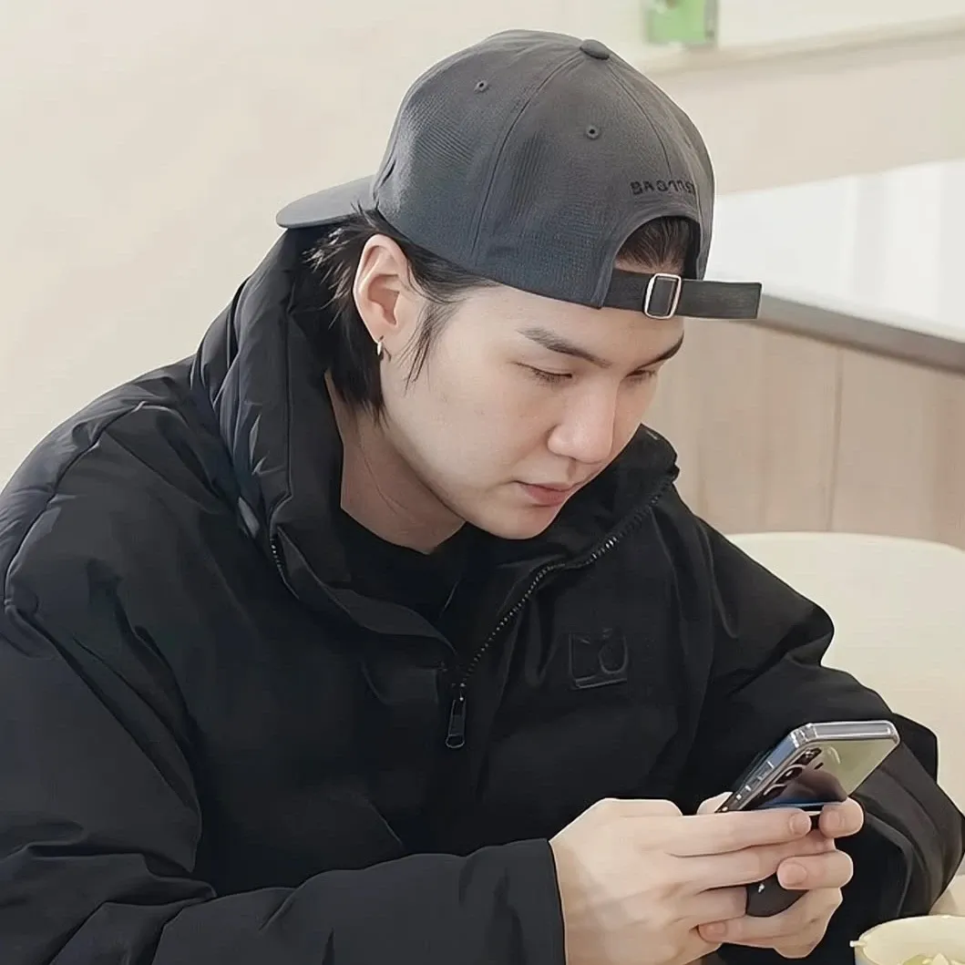 Recent activity shot of SUGA (BTS)