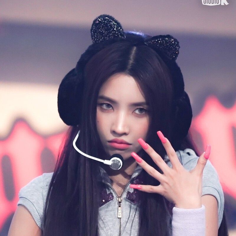 A moment captured by Soyeon (i-dle)'s fan