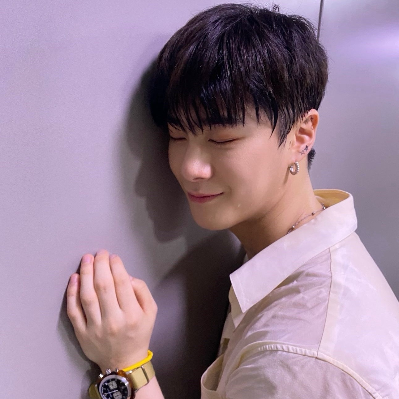 Recent activity shot of Moonbin (ASTRO)