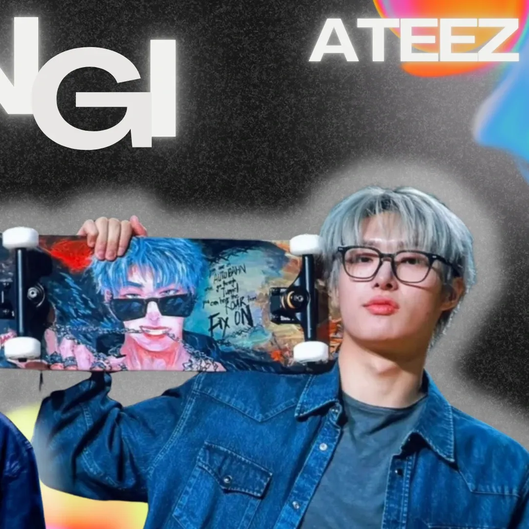 Recent activity shot of Mingi (ATEEZ)