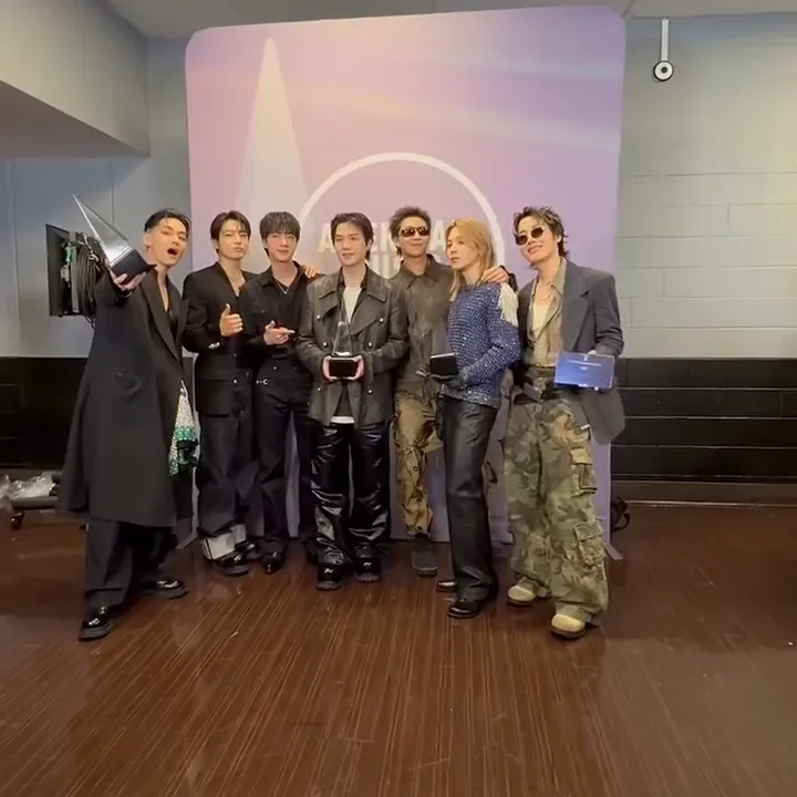 A moment captured by BTS's fan