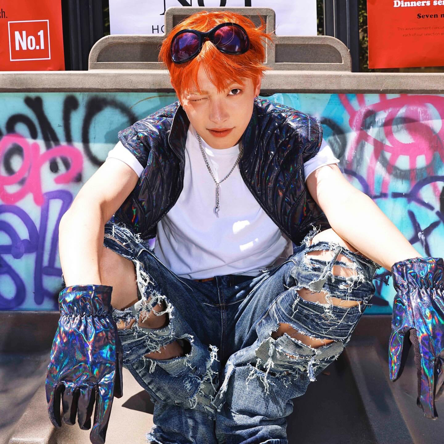 Recent activity shot of Hongjoong (ATEEZ)