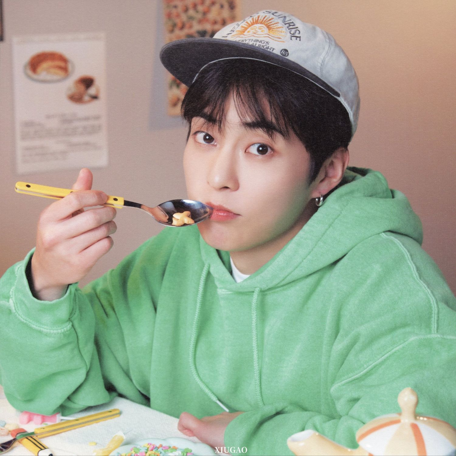 A moment captured by Xiumin (EXO)'s fan