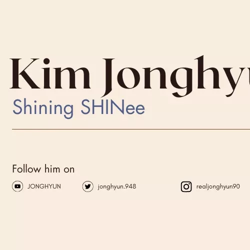 Behind-the-scenes cut of Jonghyun (SHINee)