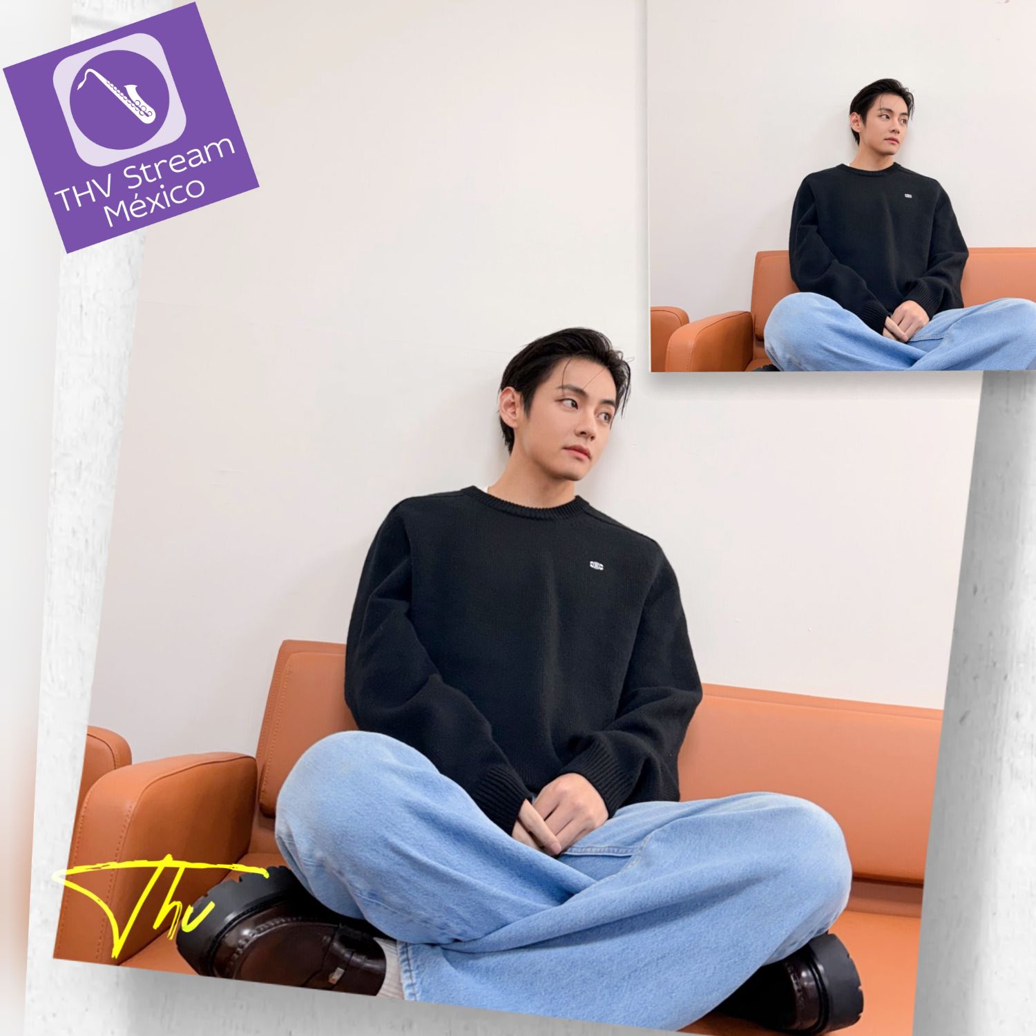 A moment captured by V (BTS)'s fan