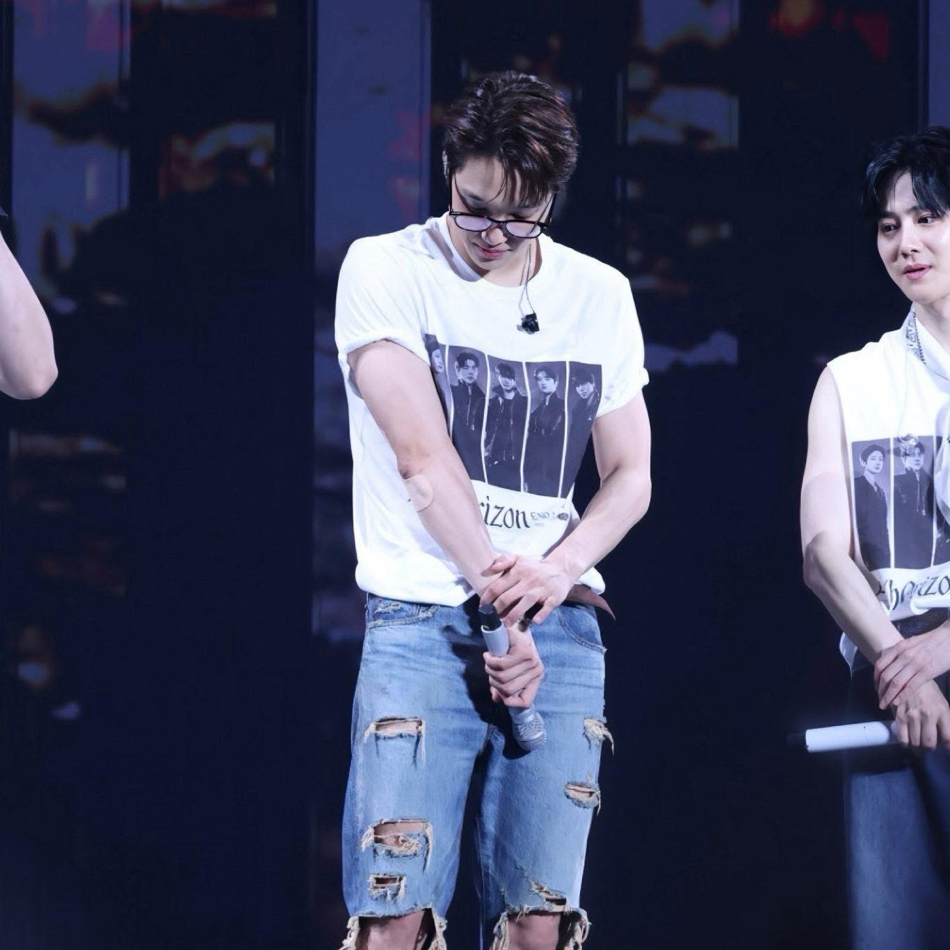 Recent activity shot of Kai (EXO)