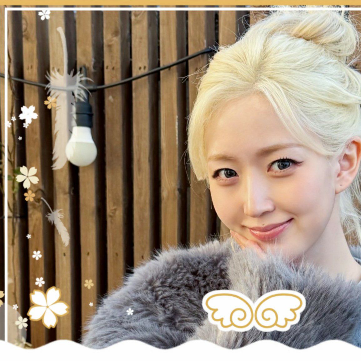 A moment captured by Haewon (NMIXX)'s fan