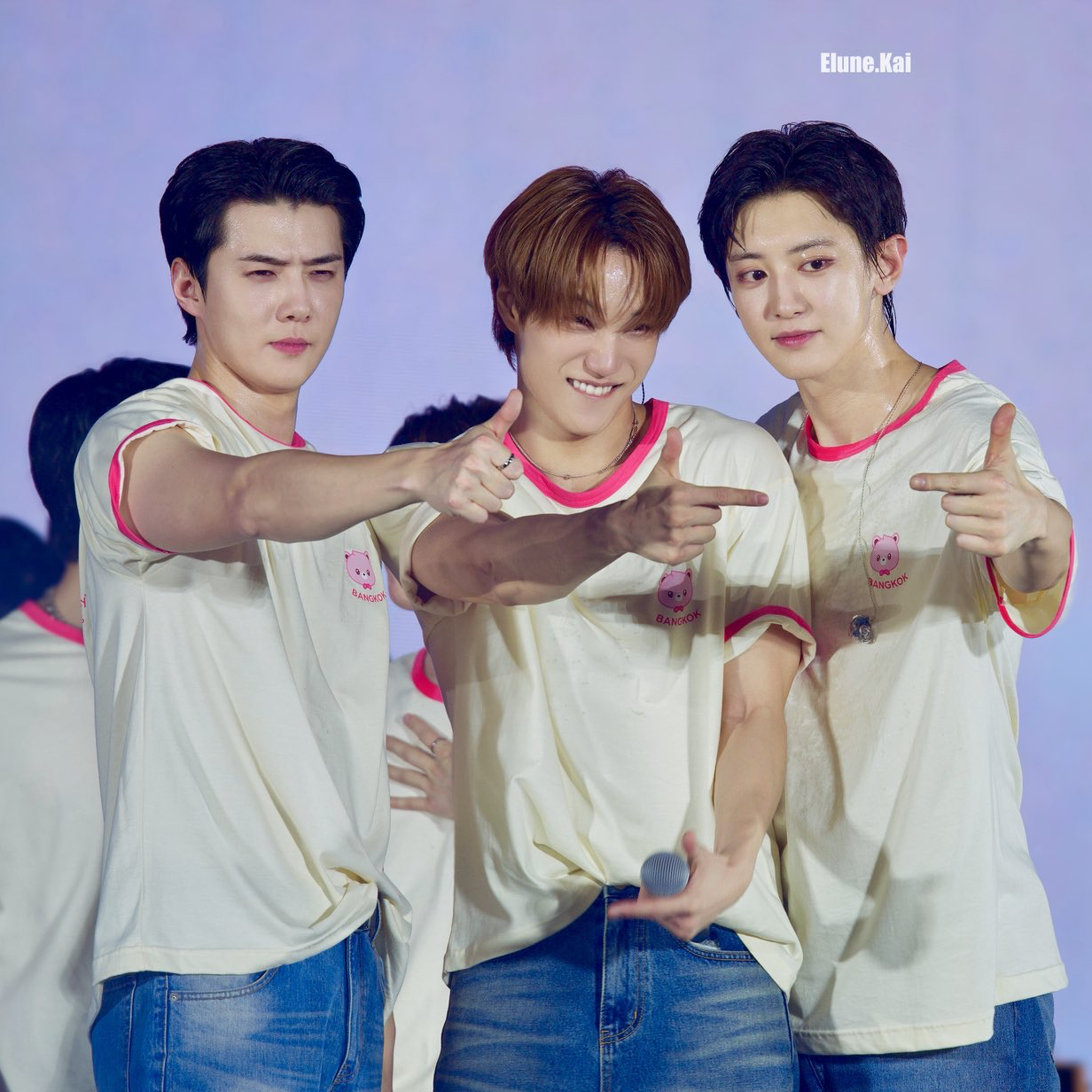 燦烈 (EXO)粉絲拍下的瞬間