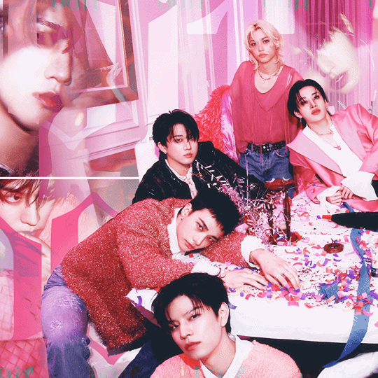 A moment captured by Stray Kids's fan