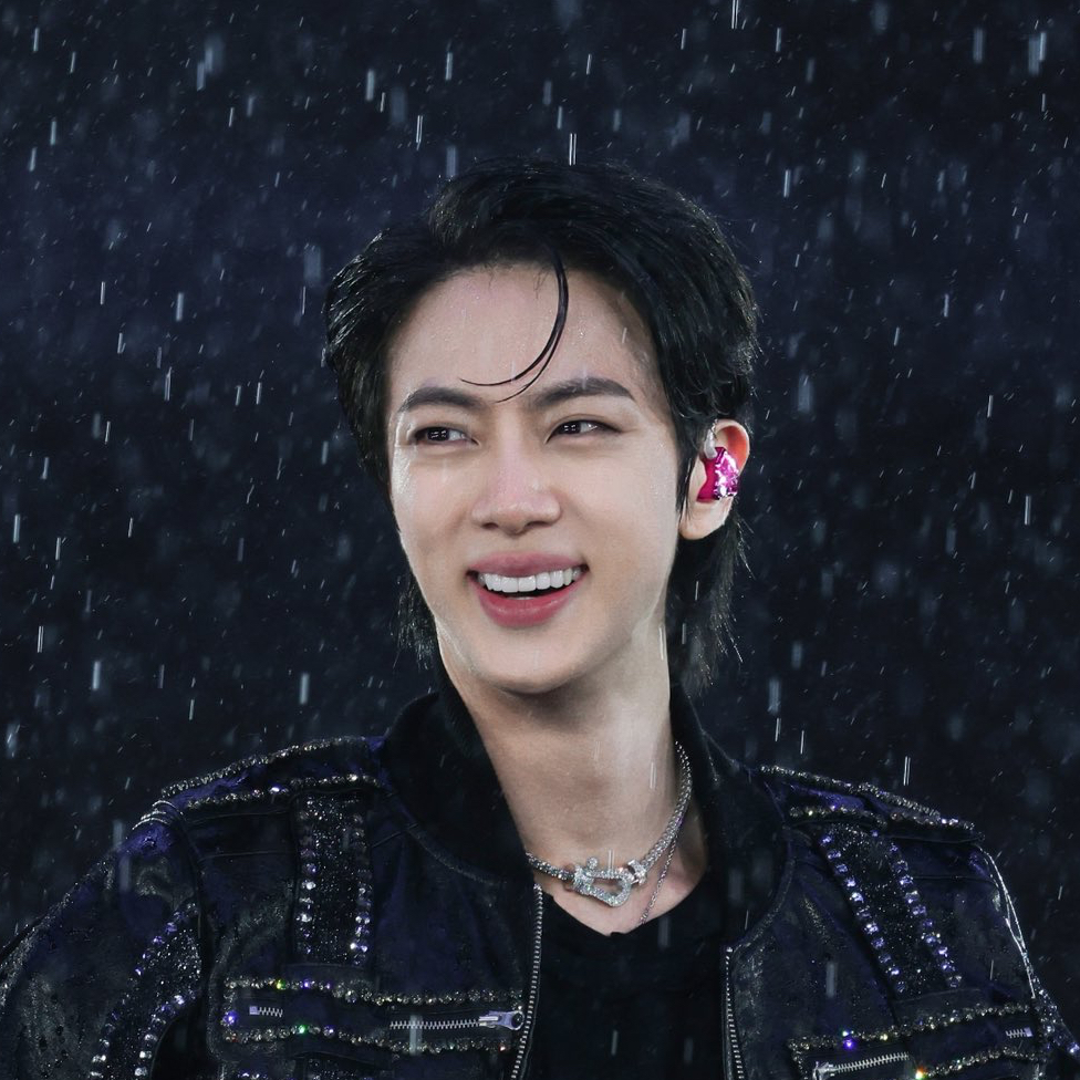 Recent activity shot of Jin (BTS)