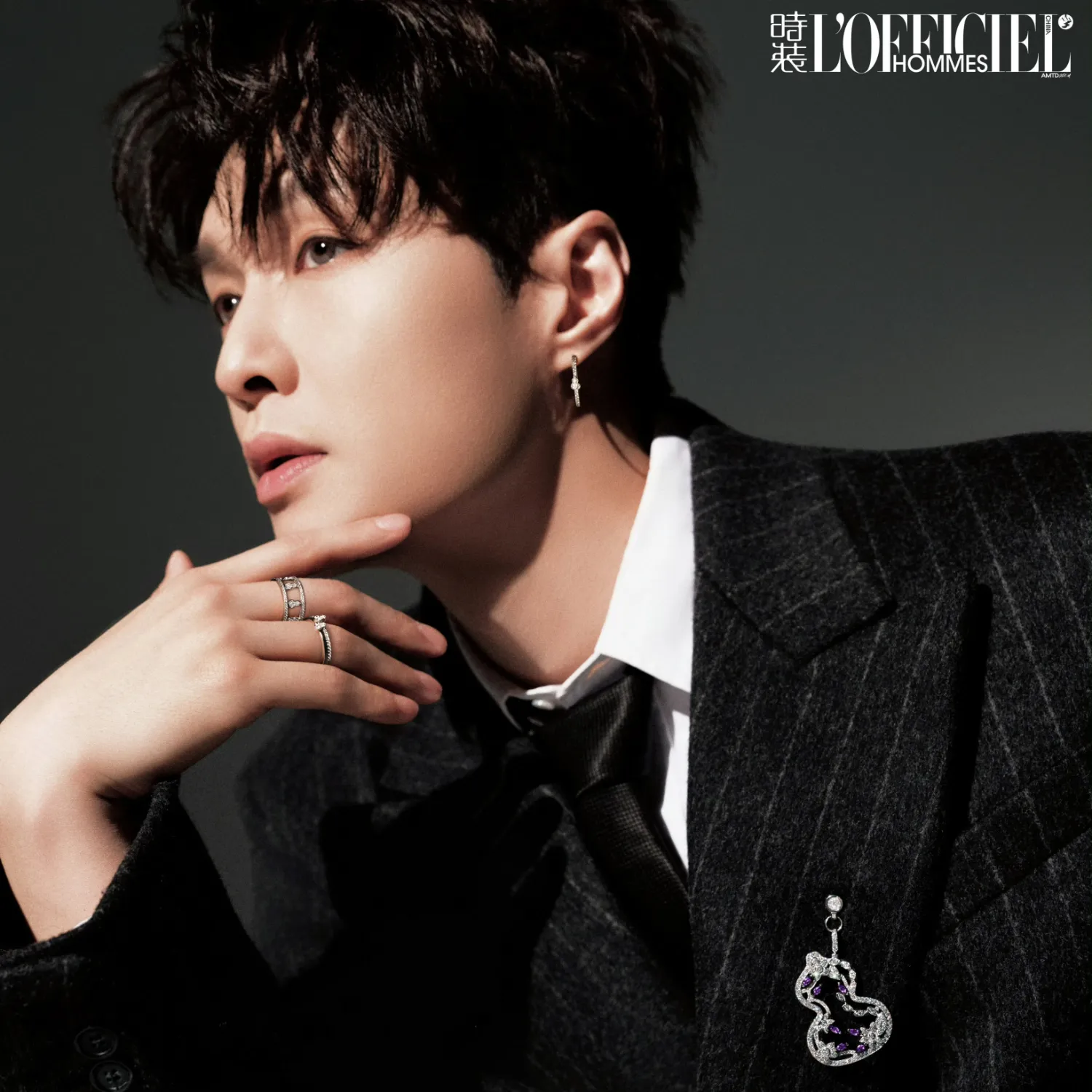 A moment captured by Lay (EXO)'s fan