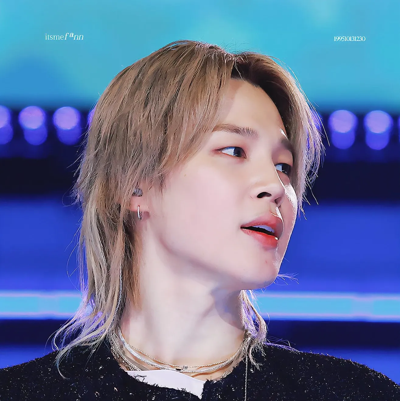 Recent activity shot of Jimin (BTS)