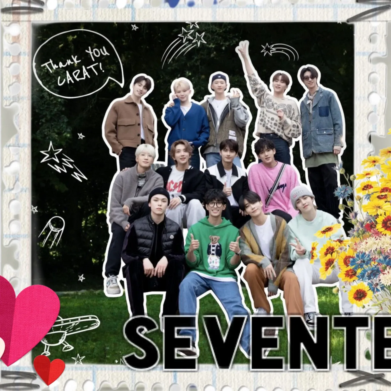 세븐틴의 비하인드 컷