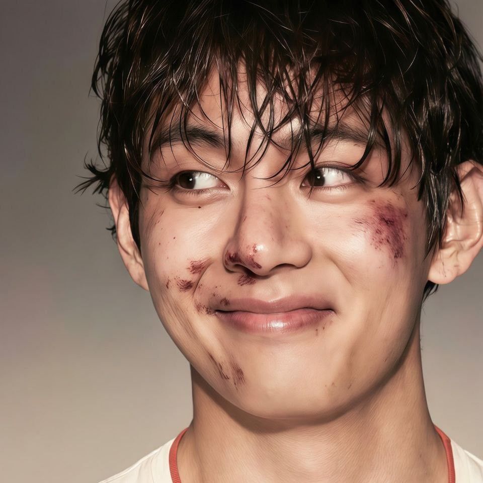 A moment captured by V (BTS)'s fan