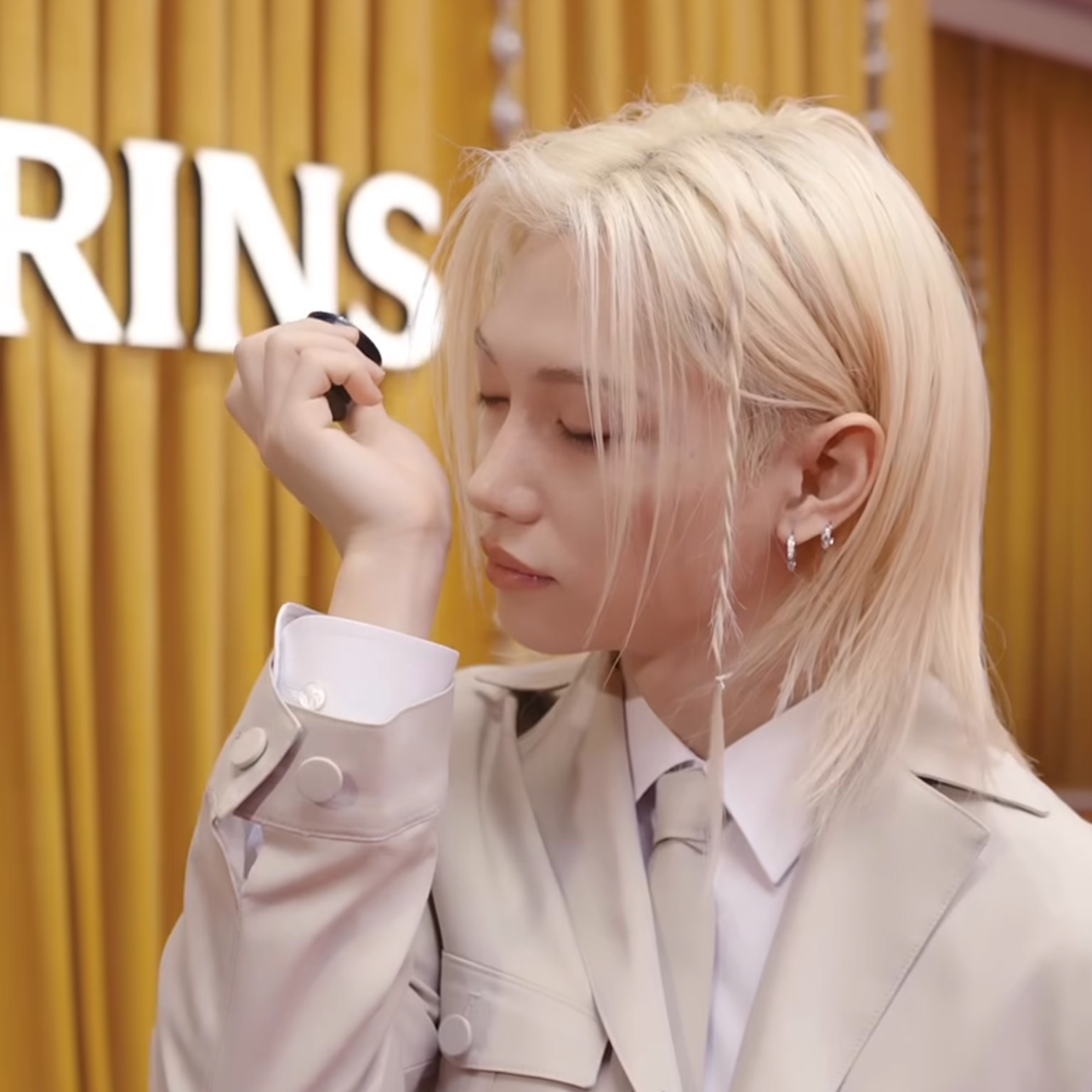 Recent activity shot of Felix (Stray Kids)