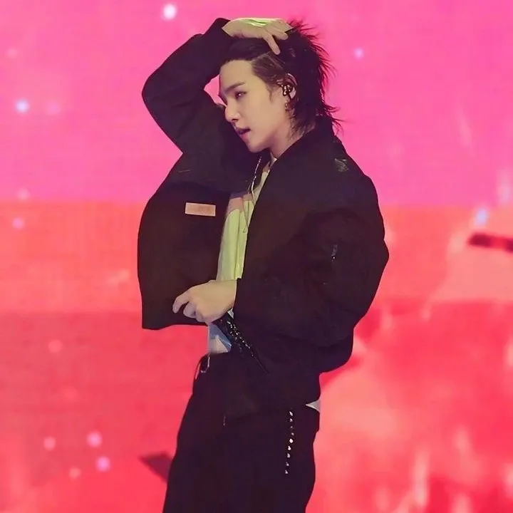 Recent activity shot of SUGA (BTS)