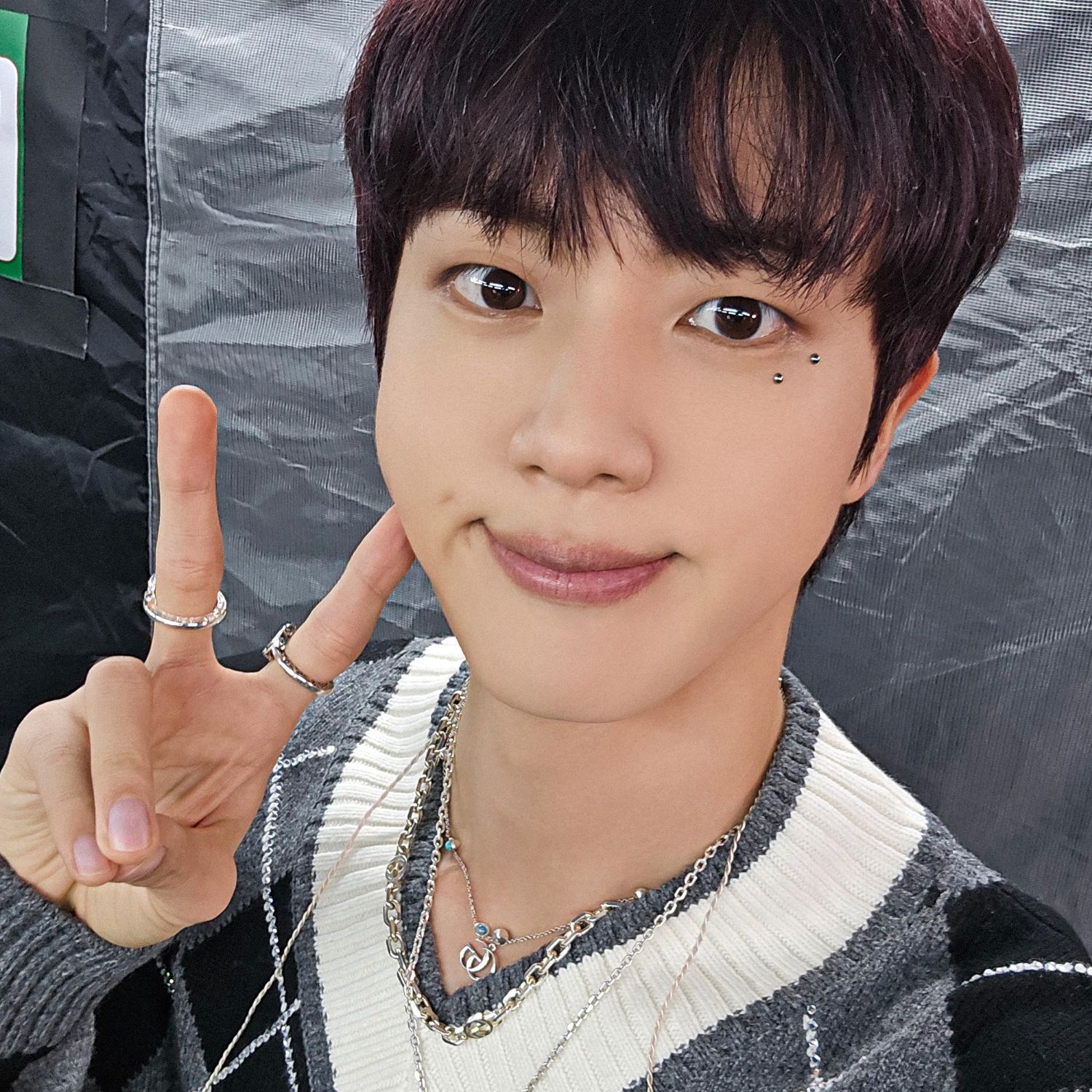 A moment captured by Jin (BTS)'s fan