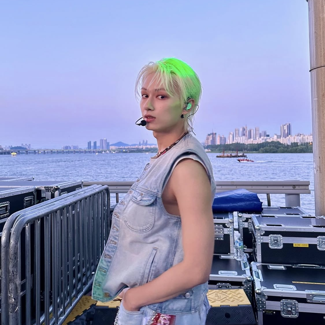 Recent activity shot of Jun (SEVENTEEN)