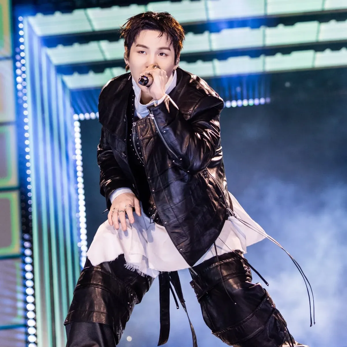 A moment captured by SUGA (BTS)'s fan