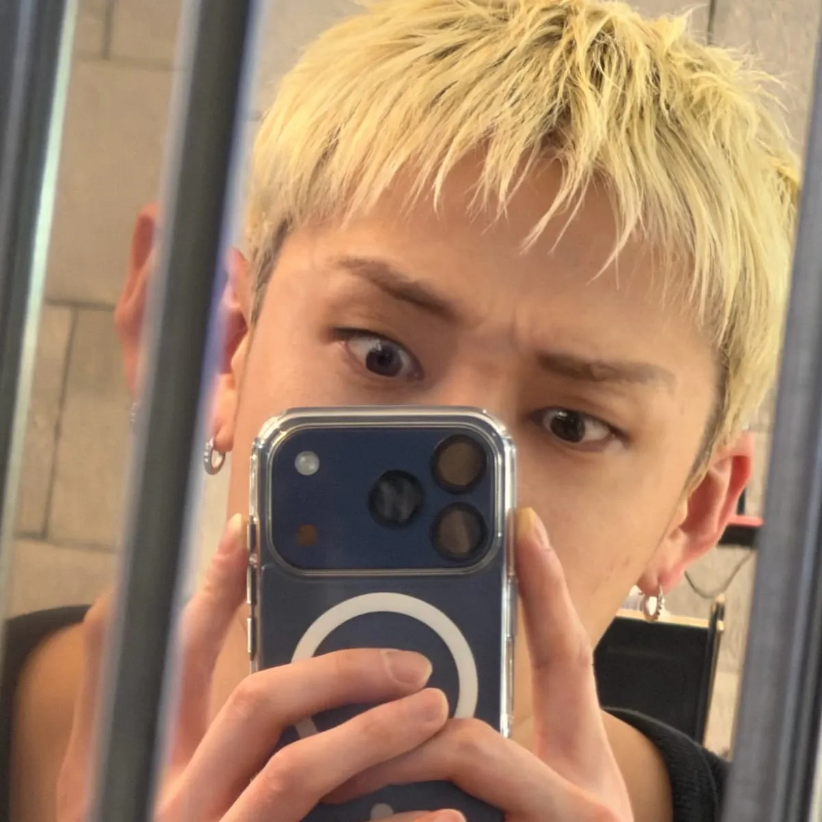A moment captured by Bang Chan (Stray Kids)'s fan