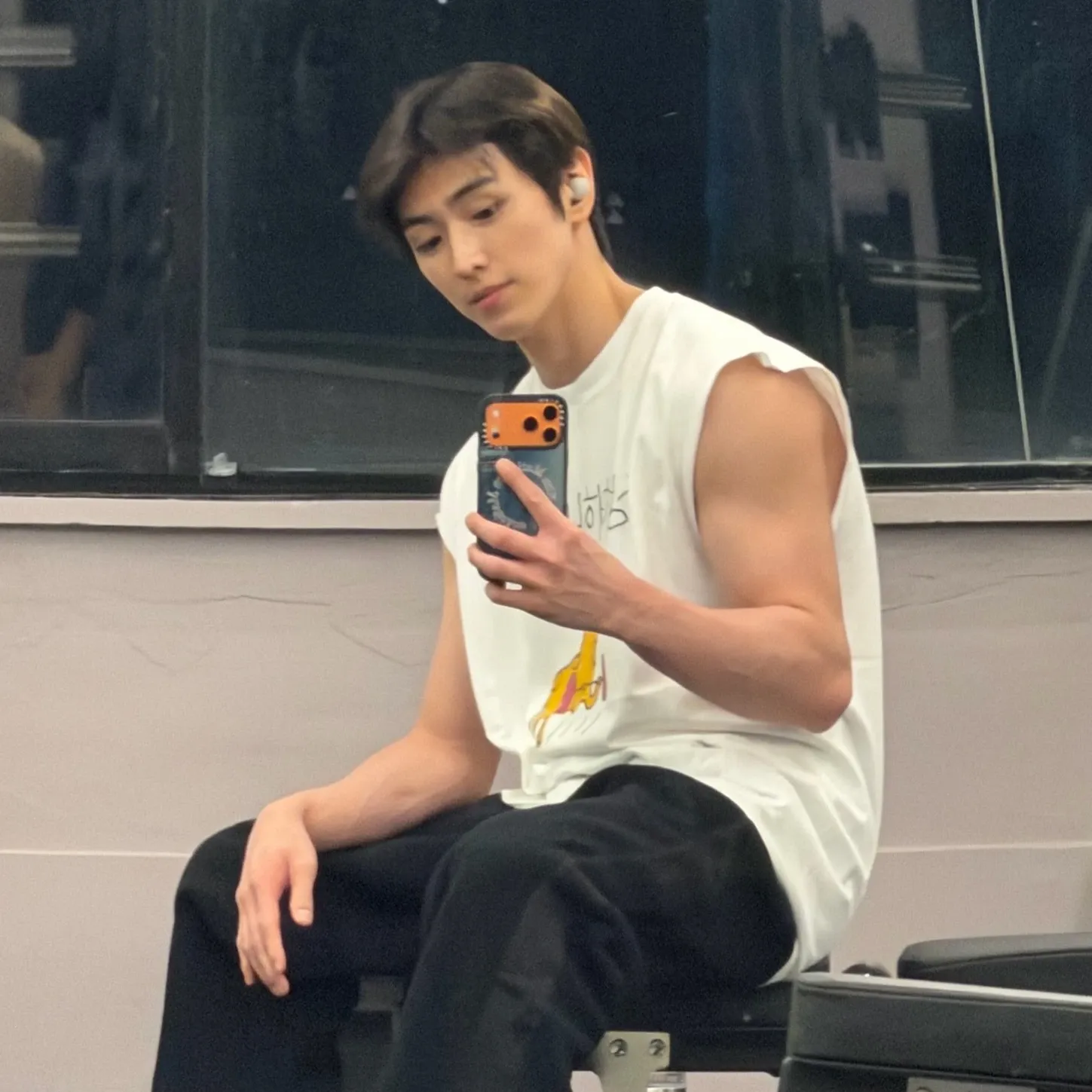 Recent activity shot of Yonghee (CIX)