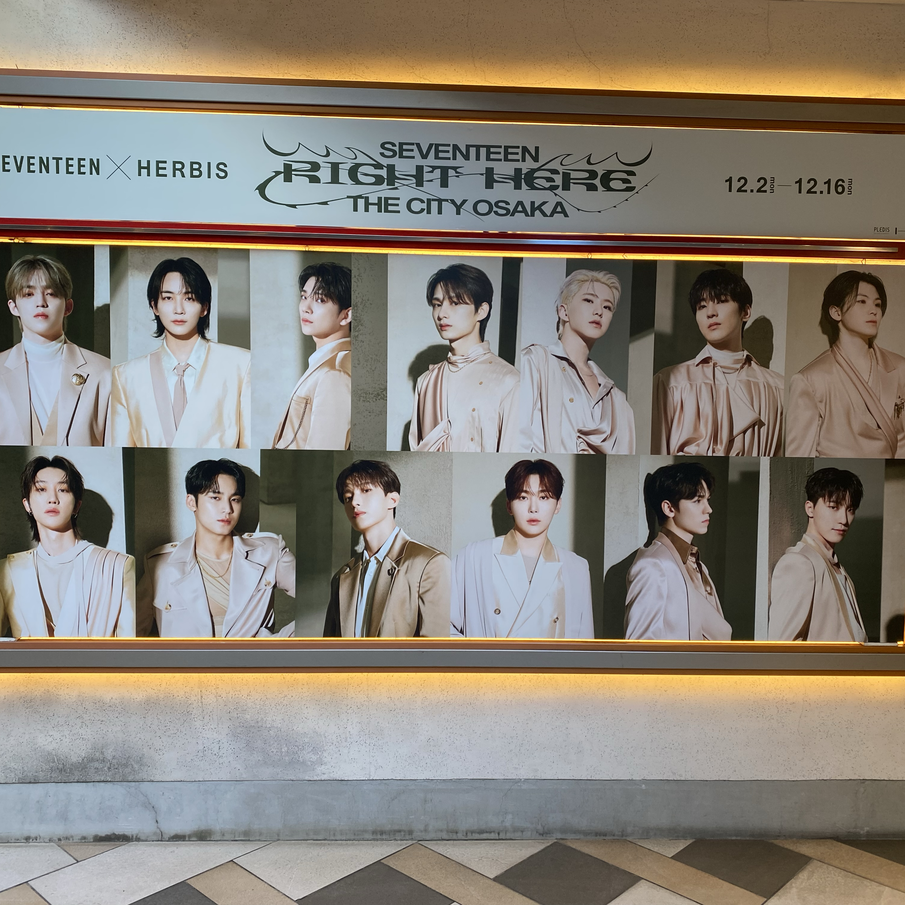 A moment captured by Jeonghan (SEVENTEEN)'s fan