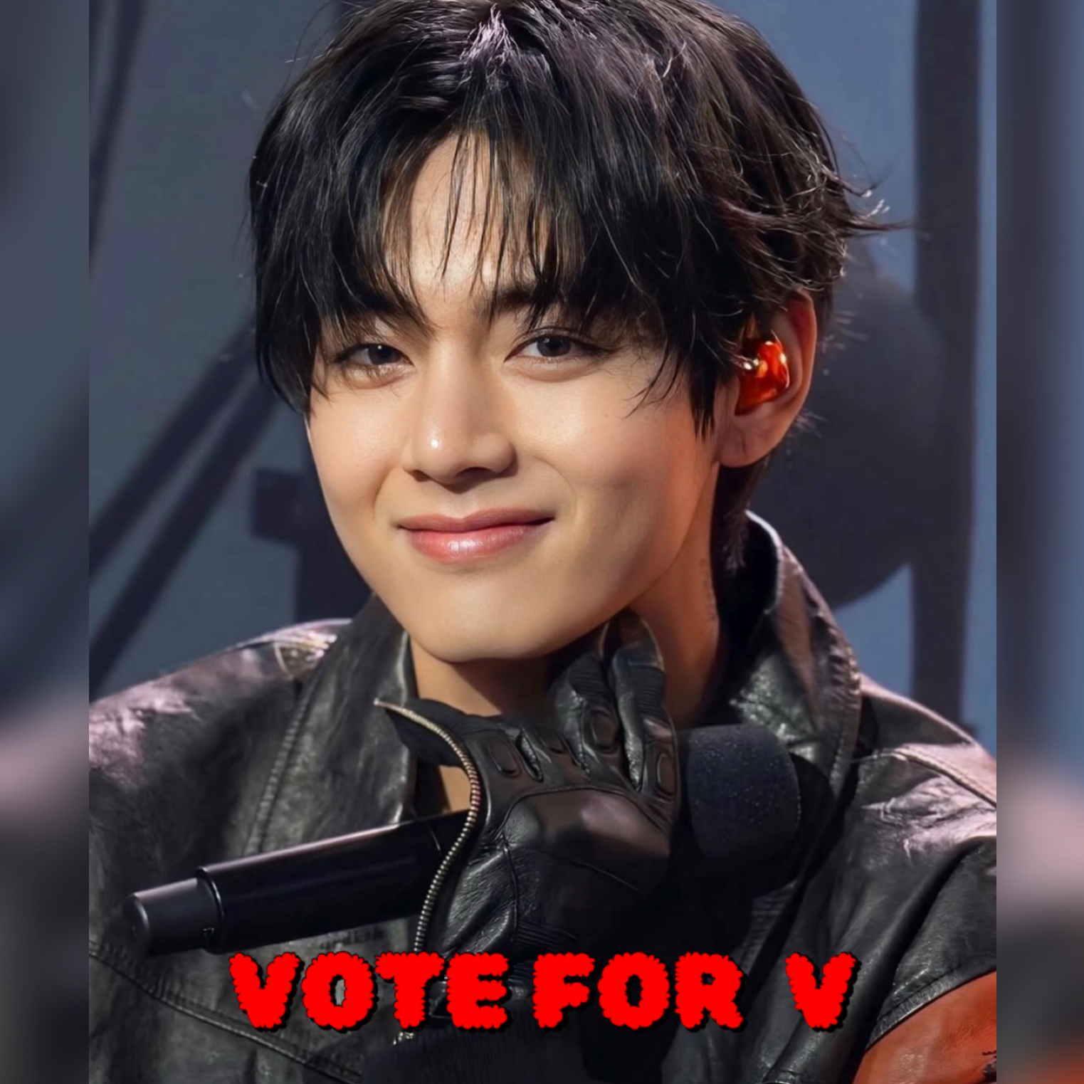 A moment captured by V (BTS)'s fan