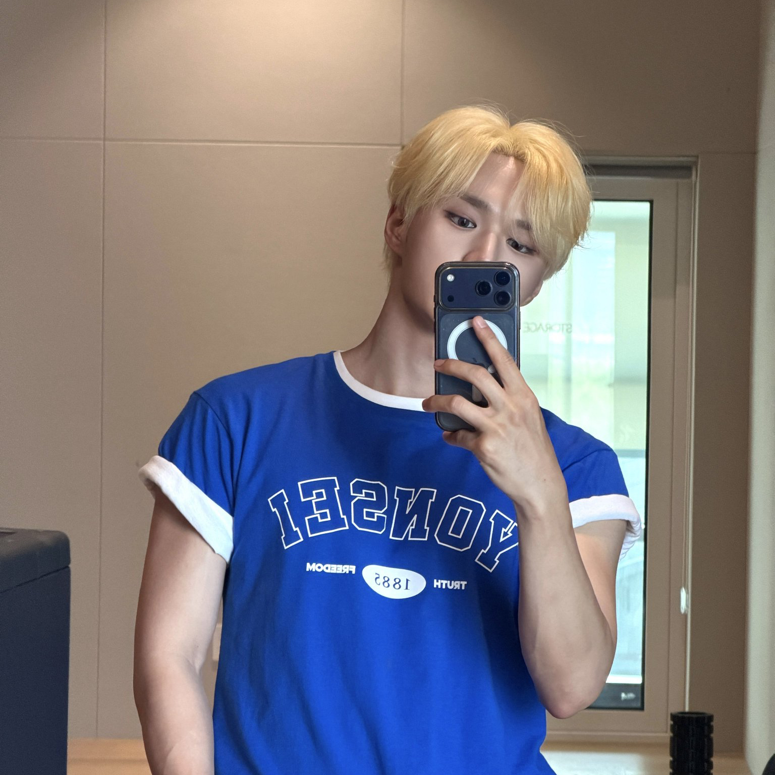 Recent activity shot of Kim Junseo (ALPHA DRIVE ONE)