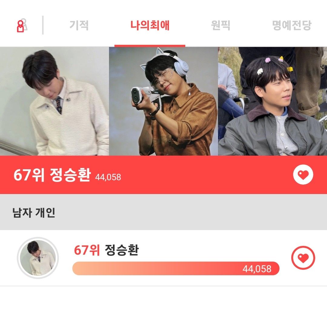 チョン・スンファンの舞台裏ショット