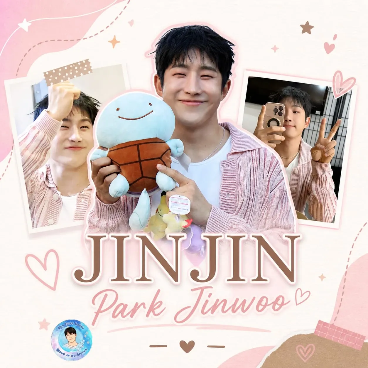 A moment captured by Jinjin (ASTRO)'s fan