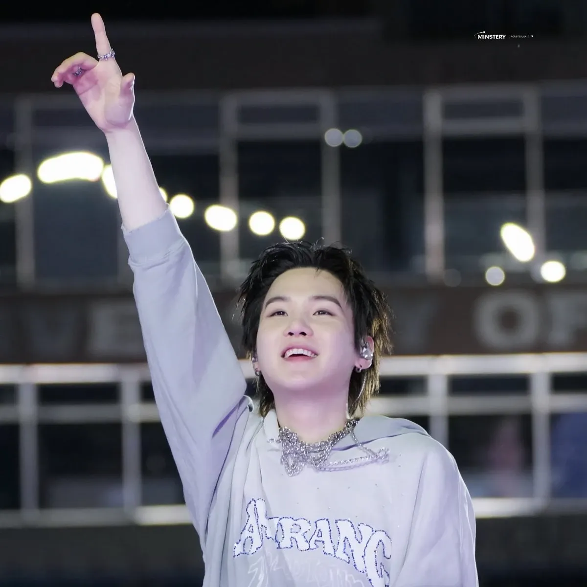 A moment captured by SUGA (BTS)'s fan