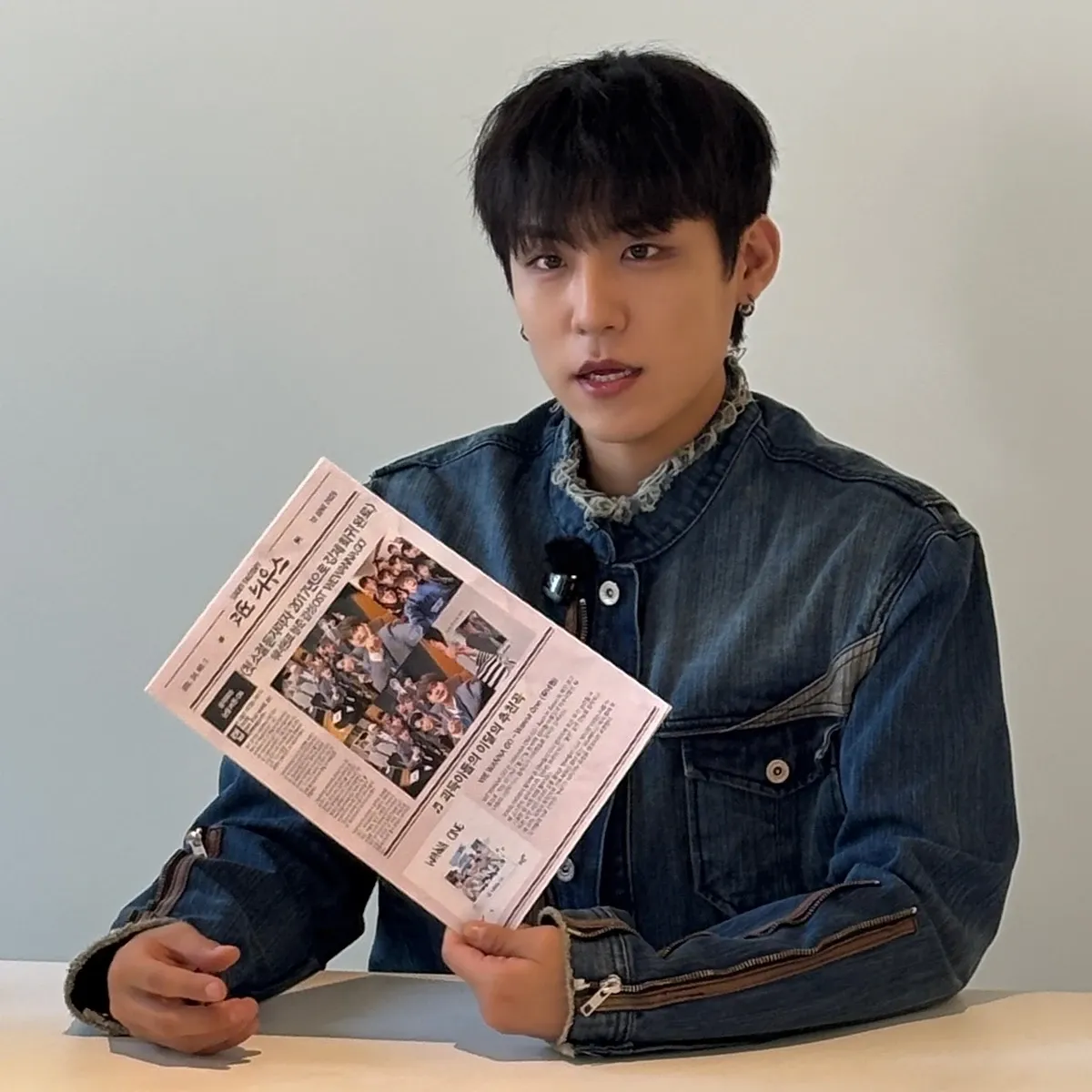Behind-the-scenes cut of Park Woojin (AB6IX)