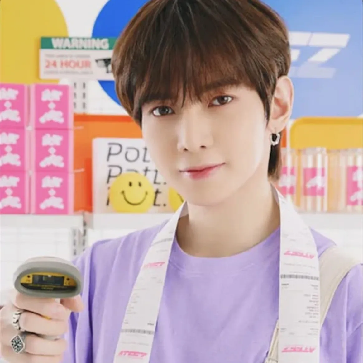 A moment captured by Yeosang (ATEEZ)'s fan
