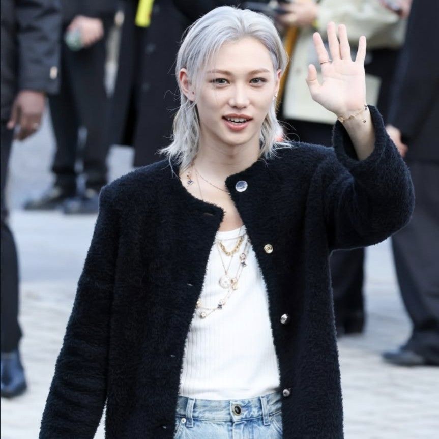 Recent activity shot of Felix (Stray Kids)