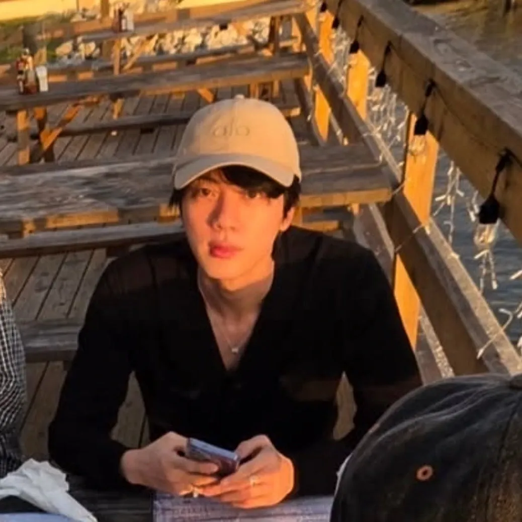 Recent activity shot of Jin (BTS)