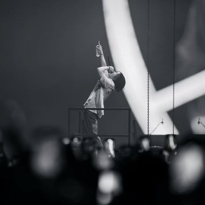 A moment captured by SUGA (BTS)'s fan