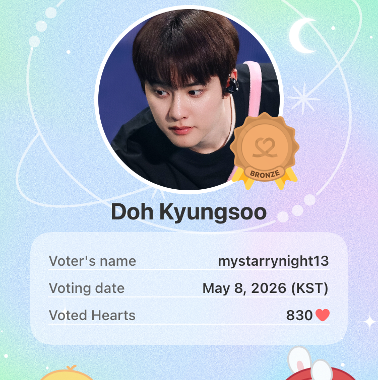 Recent activity shot of EXO
