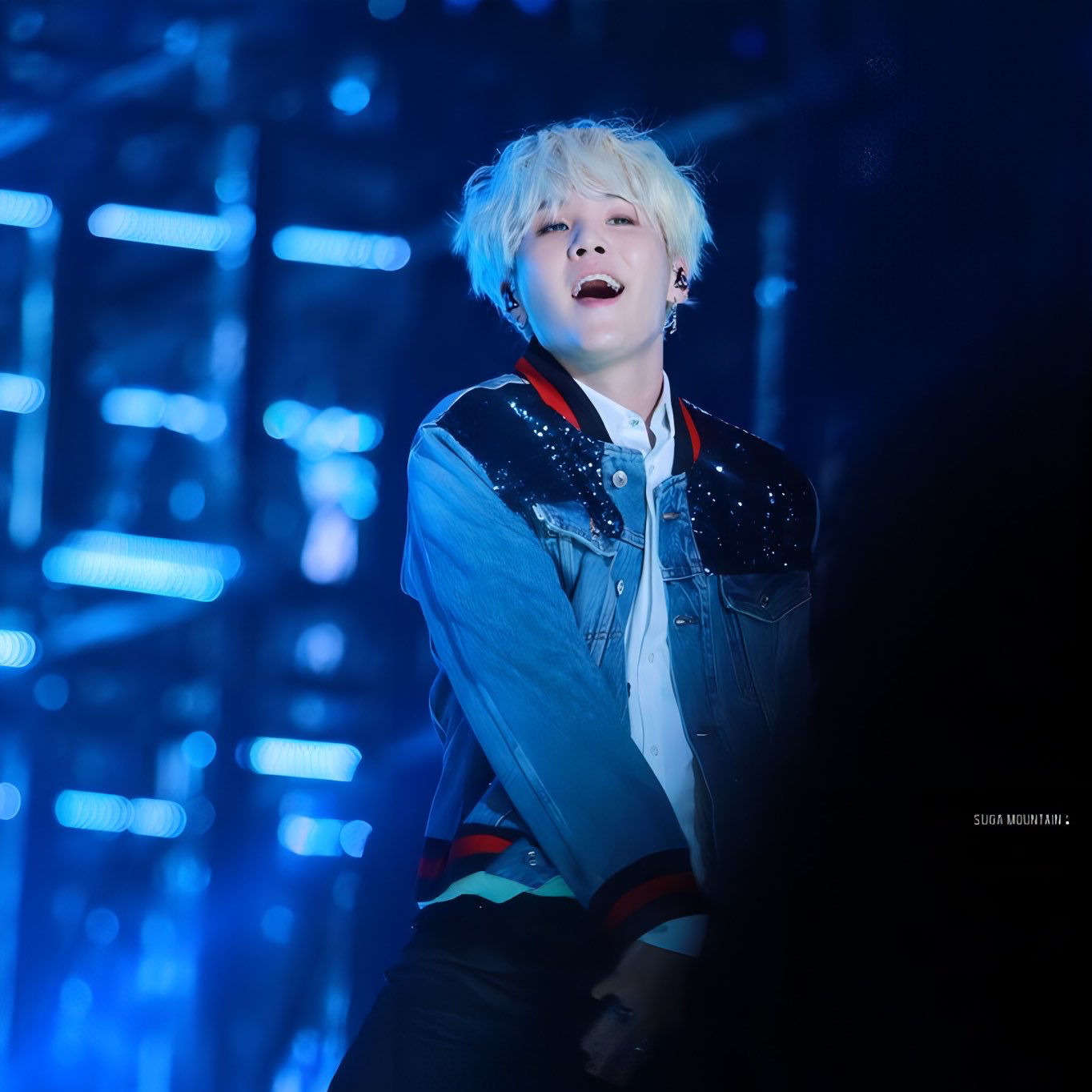 Recent activity shot of SUGA (BTS)